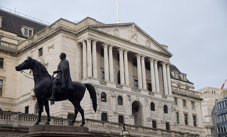 런던에 있는 영국 중앙은행의 효시인 영란은행. Gettyimage