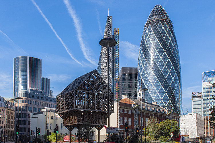 19세기 중반부터 20세기 중반까지 세계 금융의 심장 구실을 한 ‘시티오브런던’. Gettyimage