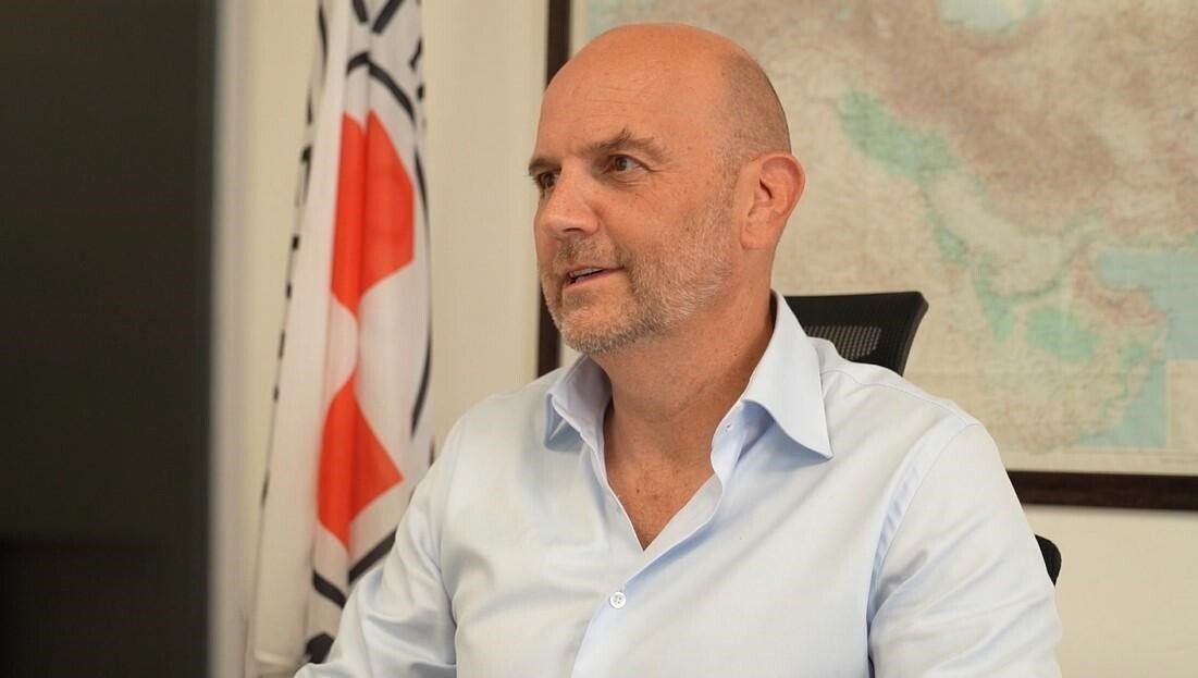 얀 프리데 ICRC 암만대표단 단장. 그는 한국 정부의 지원이 “국제 사회에서의 인도적 지원협력의 좋은 모델”이라고 설명했다. 암만=지희수기자