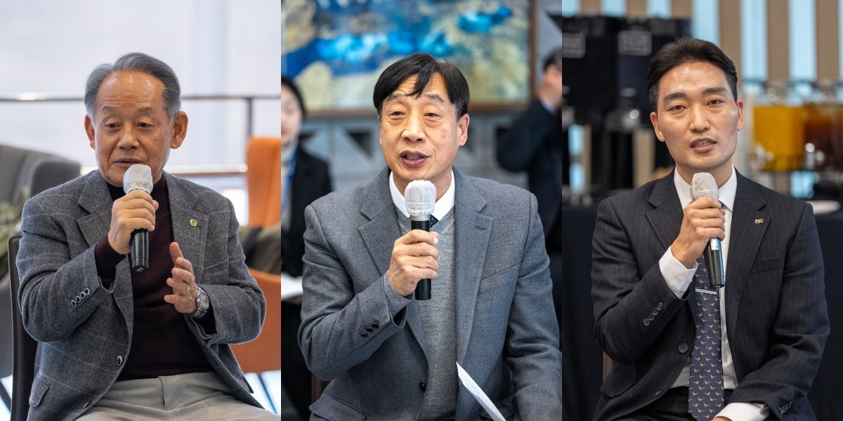 왼쪽부터 최윤희 전 합참의장 , 천명국 한국과학기술원 국방전문위원, 이상규 한국국방연구원 핵안보실장. 홍태식 객원기자