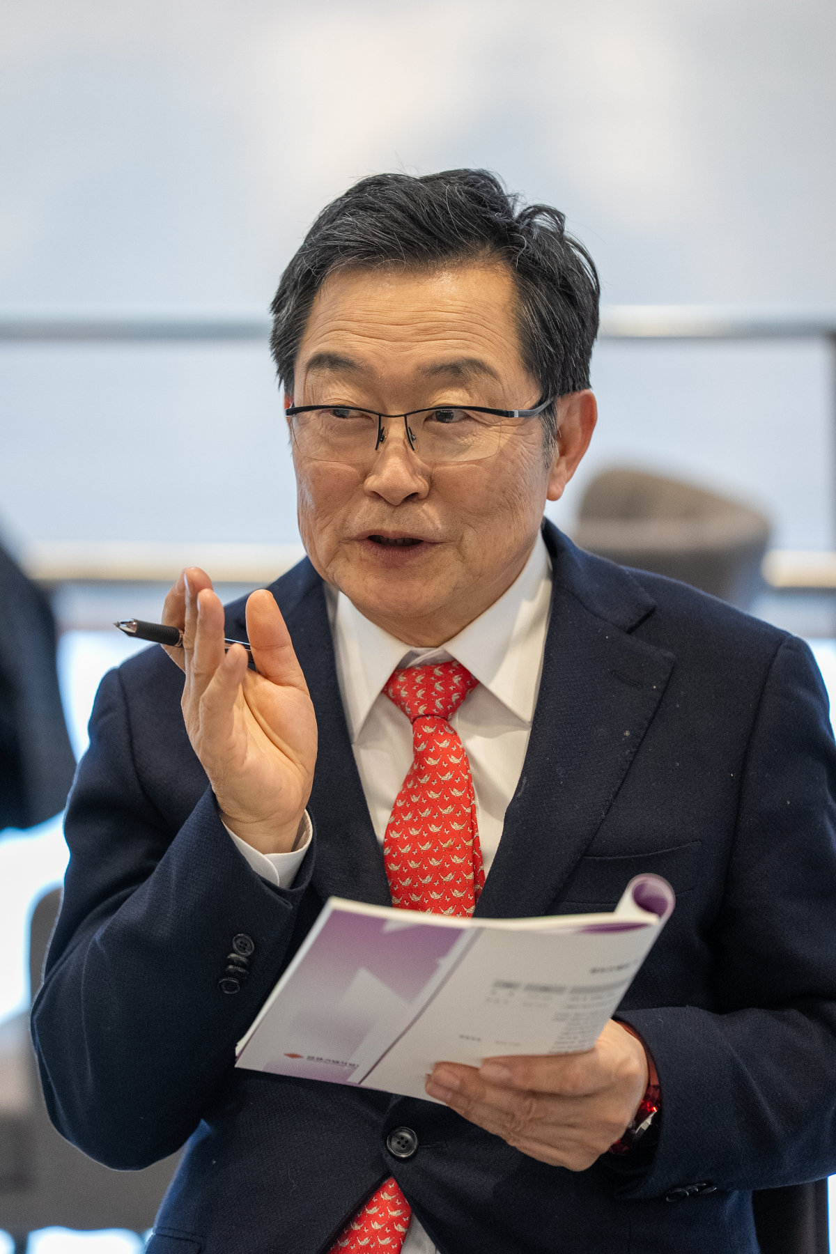 ‘제12회 KWO 나지포럼’ 좌장을 맡은 백승주 전쟁기념사업회장. 홍태식 객원기자