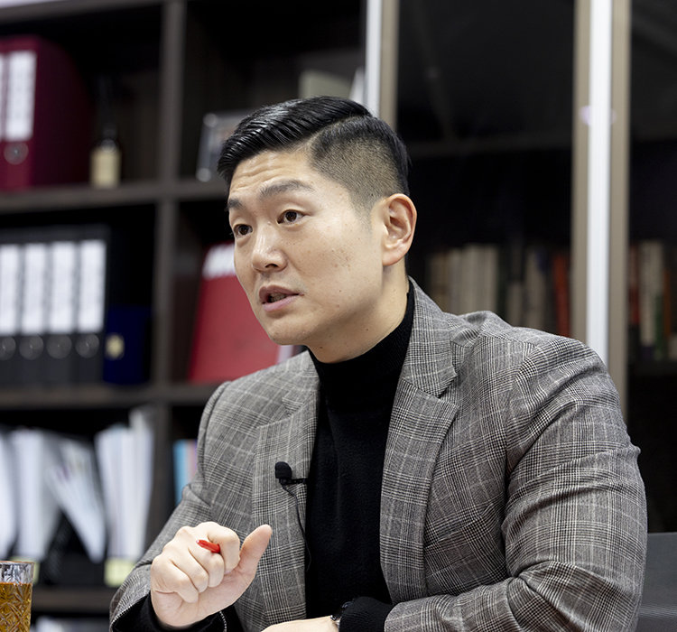 김재섭 의원은 “우리 당이 12·3비상계엄에 대해 사과하지 않는 것이 더불어민주당이 바라는 일”이라고 말했다. 지호영 기자