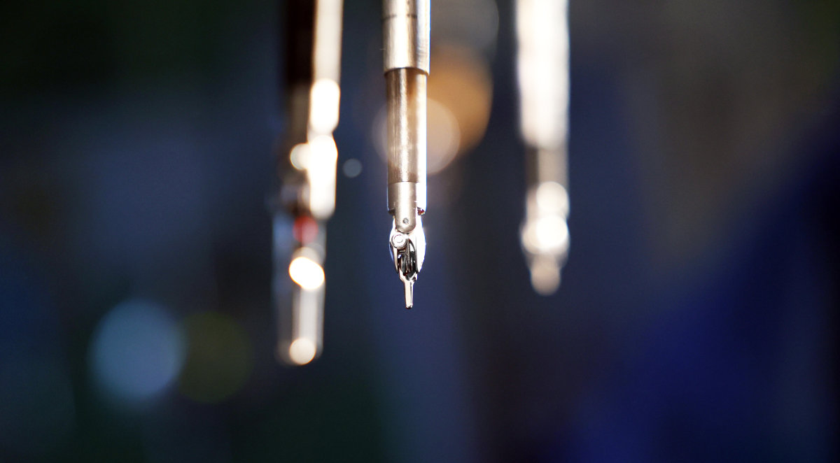 고려대안암병원이 아시아 최초로 도입한 다빈치 로봇수술 기기. 고려대안암병원