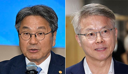 강기정 광주시장, 민형배 더불어민주당 의원(왼쪽부터). 뉴시스