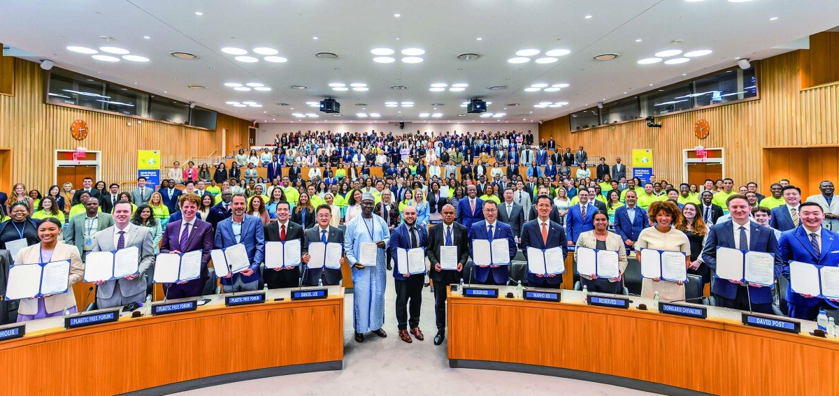 하나님의 교회 직장인봉사단 ASEZ WAO가 미국 뉴욕 유엔본부에서  ‘2040 글로벌 플라스틱 프리 포럼’을 개최했다. 하나님의 교회