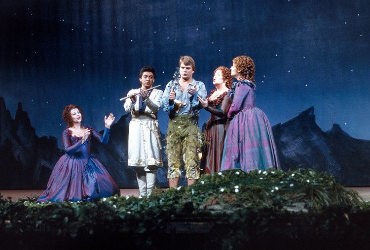 모차르트의 마지막 오페라 ‘마술피리’ 공연의 한 장면. Gettyimage