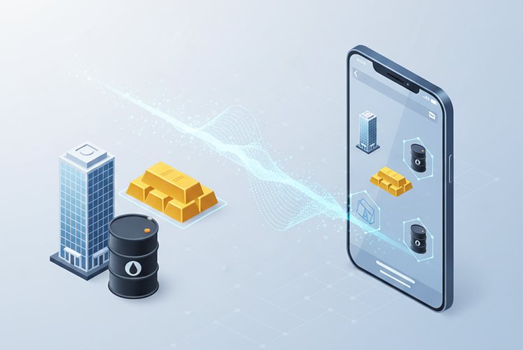 실물자산(RWA·Real World Assets)의 토큰화(Tokenization)의 개념을 나타낸 그림. AI 생성 이미지