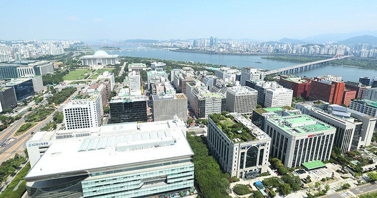 서울 여의도 63빌딩 63아트전망대에서 바라본 전경. 동아DB
