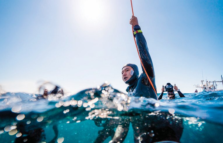 한슬기 제주바당프리다이빙 강사.