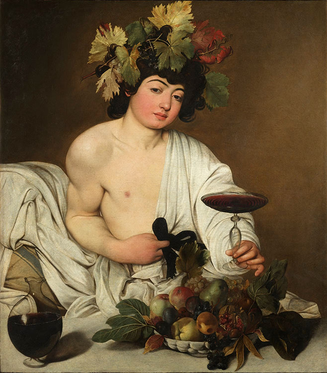 그리스신화 속 ‘술의 신’ 디오니소스. Uffizi Gallery 웹사이트