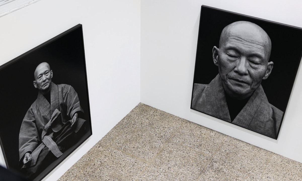 조세현 작가의 법정스님 사진.