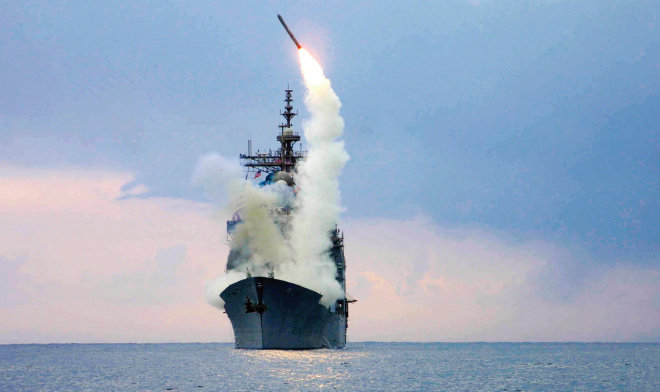 미국 해군이 보유한 토마호크 미사일.[사진 제공  미 해군]