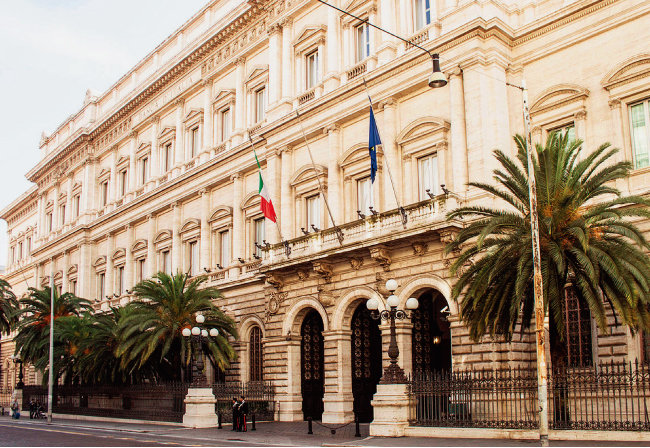 이탈리아 수도 로마에 있는 중앙은행. [위키피디아]