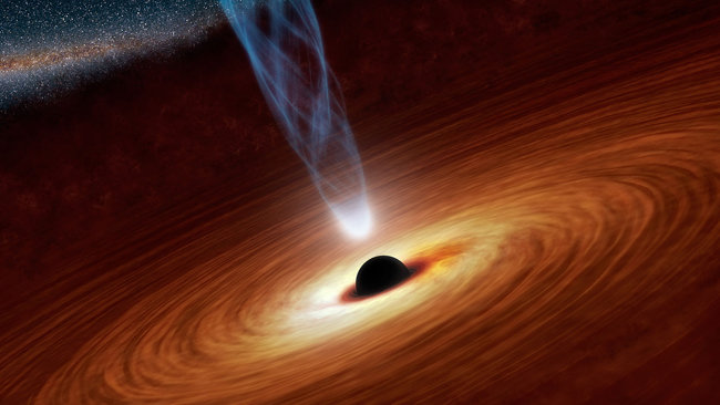 블랙홀은 이름처럼 검은 구멍이 아니다. [NASA 제공]