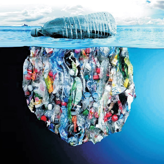 해마다 바다로 흘러들어가는 플라스틱 쓰레기양은 1100만t이다. [동아DB]