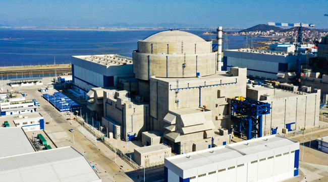 중국이 3세대 화룽 원자로 기술을 적용해 완공한 푸칭 원전 5호기. [China Daily]