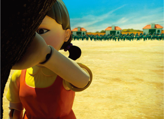 넷플릭스 전 세계 시청률 1위를 기록한 ‘오징어 게임’의 한 장면. [넷플릭스 화면 캡처]