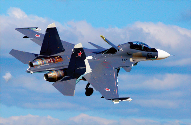 러시아 공군 Su-35 전투기. [뉴시스]
