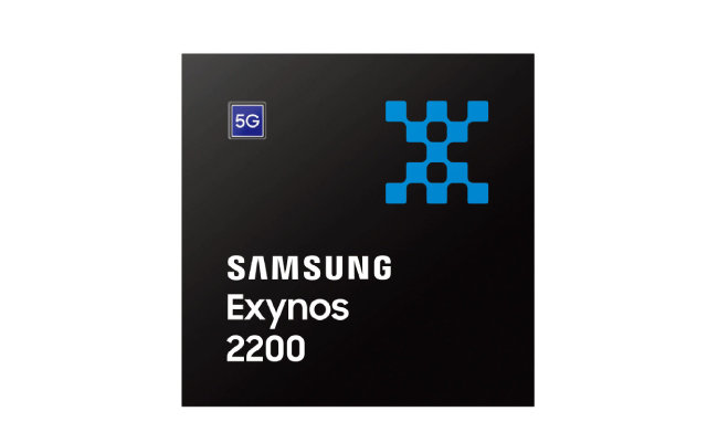 삼성전자의 최신 모바일 애플리케이션 프로세서 엑시노스 2200. [사진 제공 · 삼성전자]