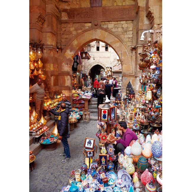 이집트 카이로 시내에는 세계에서 가장 오래된 시장인 ‘칸 엘 칼릴리’가 자리하고 있다. [박진희 제공]