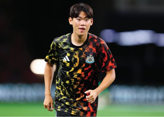 잉글랜드프리미어리그 뉴캐슬 유나이티드의 박승수. GETTYIMAGES