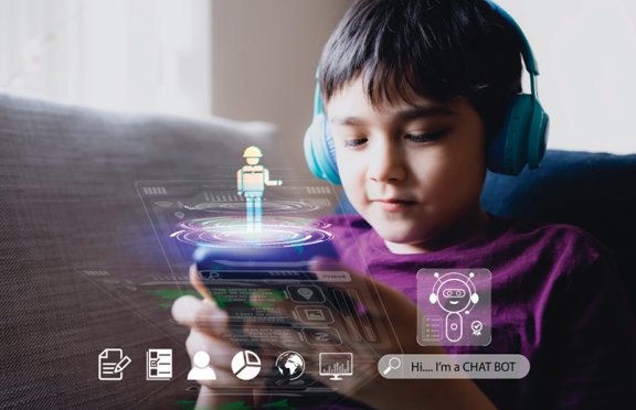 미국 학교에는 학생들의 채팅창을 실시간으로 감시해 위험 신호를 감지하고, 이를 경찰에 알리는 인공지능(AI) 기반 모니터링 프로그램이 도입되고 있다. GETTYIMAGES 