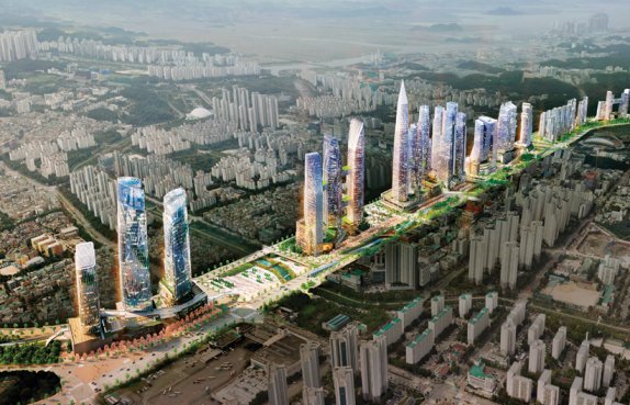 안산선 초지역~중앙역 지하화 통합개발 선도 사업 조감도. 안산시 제공