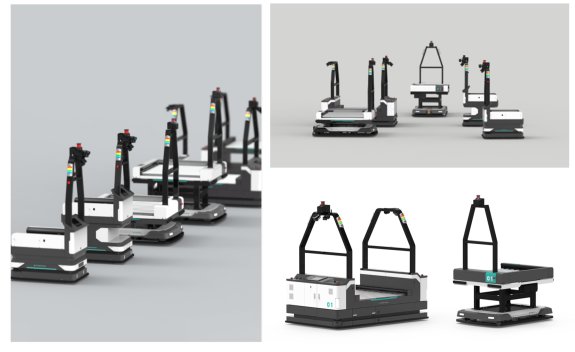 현대무벡스의 무인이송로봇 ‘플랫바디 AGV’. 현대무벡스 제공