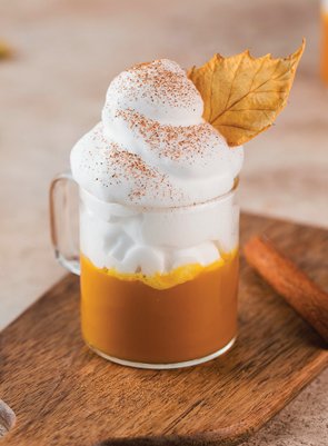 면역력 강화에 좋은 단호박 라테. GETTYIMAGES