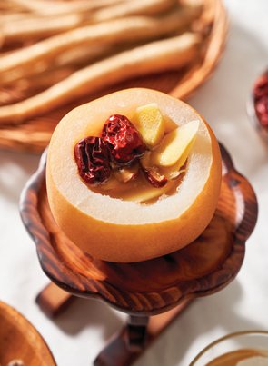 기관지에 수분을 공급하는 배숙. GETTYIMAGES