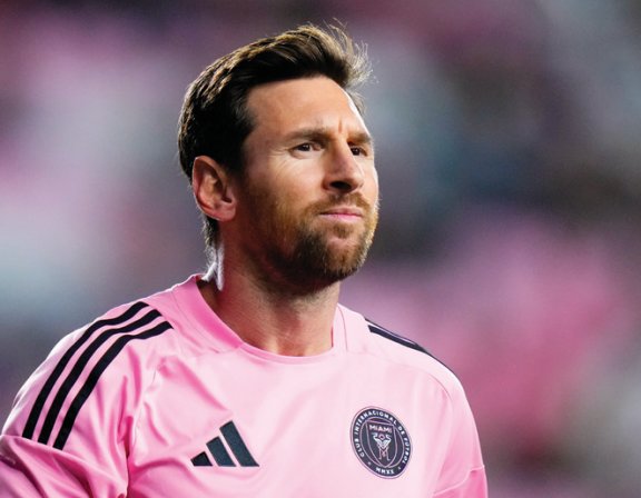 LA FC 손흥민과의 맞대결 기대감이 높아지고 있는 MLS 인터 마이애미의 리오넬 메시. GETTYIMAGES 