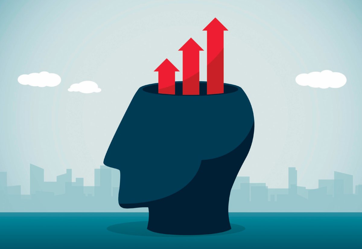 주식투자에서는 오를 때는 계속 오를 거라고, 내릴 때는 계속 내릴 거라고 보는 ‘직선적 사고방식’이 수익을 얻기에 더 용이하다. GETTYIMAGES