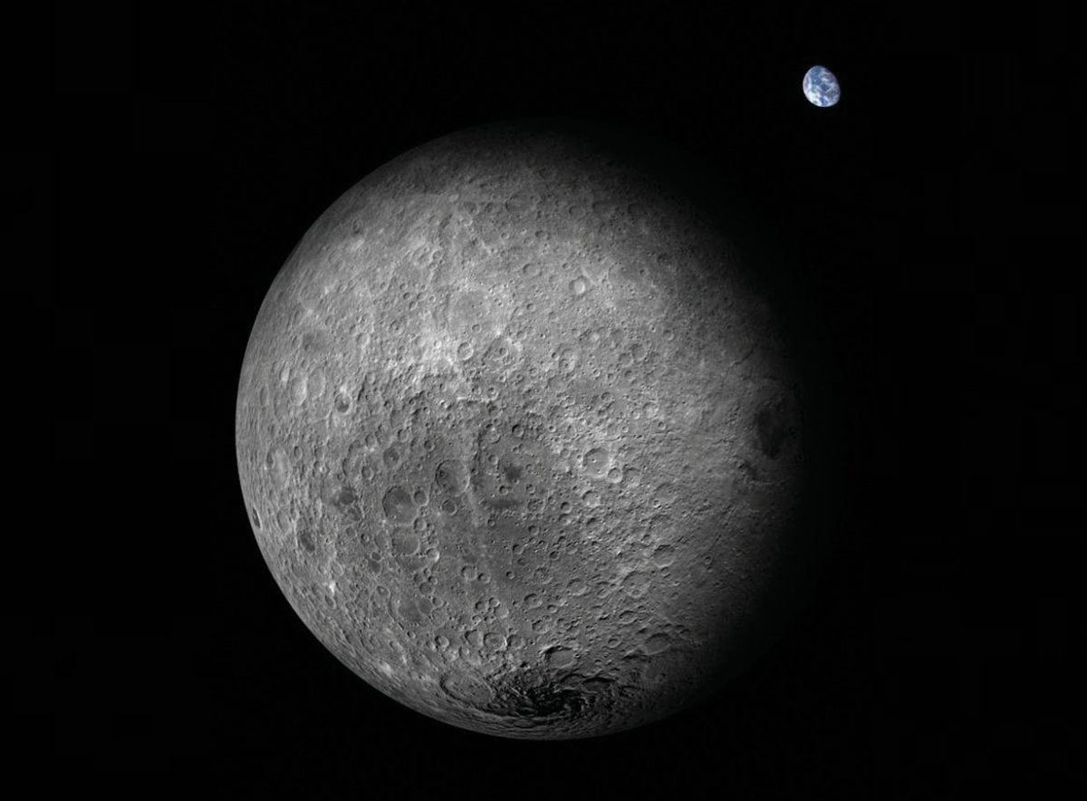 창어 6호가 촬영한 달 뒷면. 중국과학원(CAS) 제공