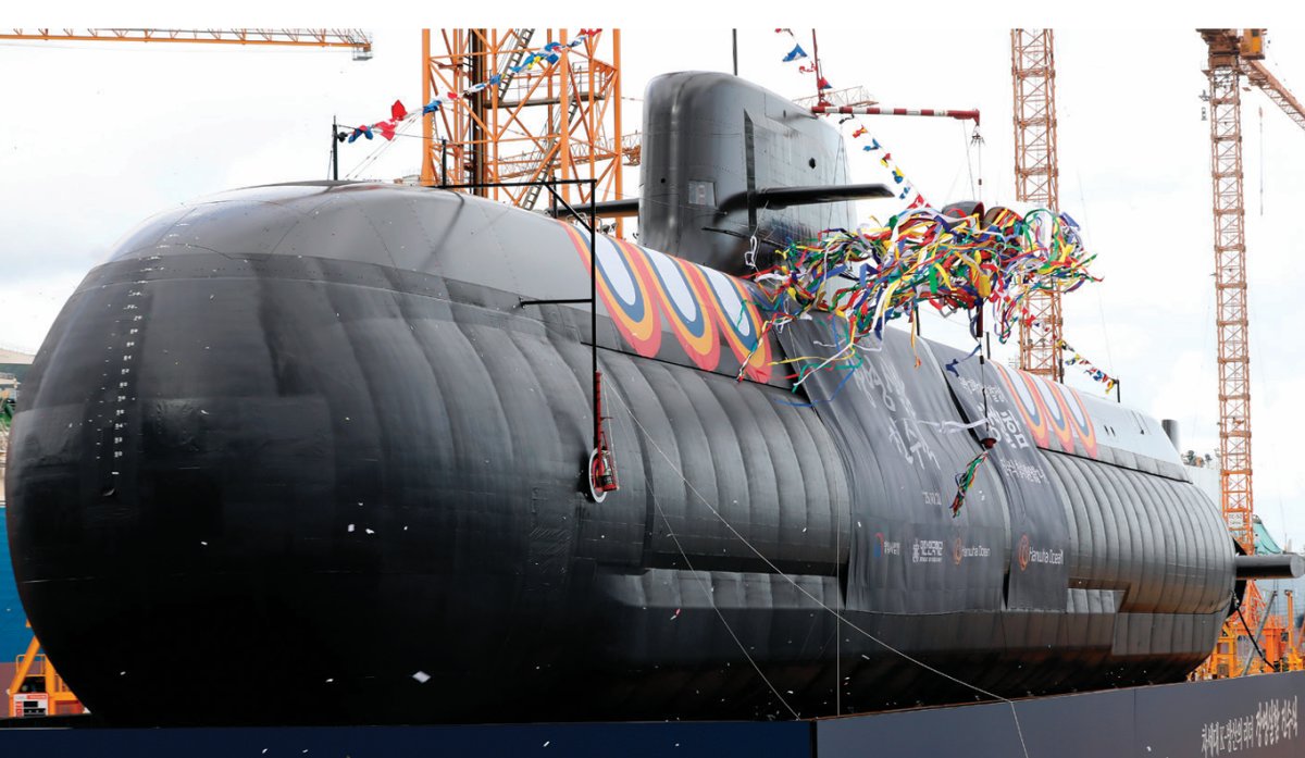 한국 해군 장영실급 디젤-전기추진 잠수함. 뉴스1