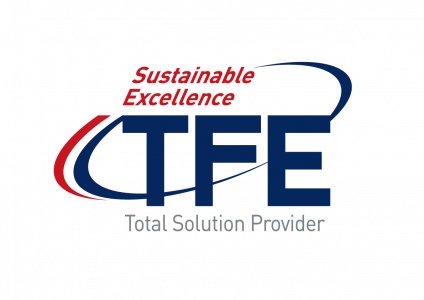     반도체 패키지 테스트 핵심 부품을 제조하는  티에프이 기업 로고. 티에프이 제공