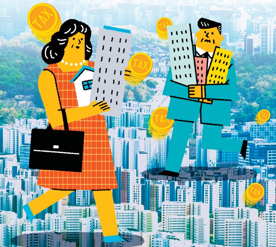 재산세를 높이면 서울 강남 다주택자가 집을 처분하게 되고 그럼 집값이 안정될 것이라는 주장이 있다. GETTYIMAGES