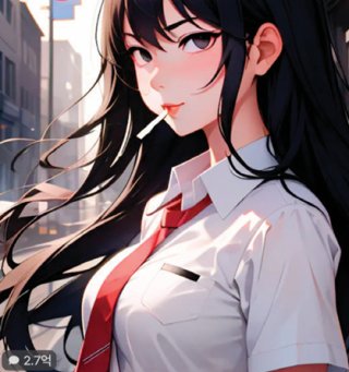 제타에서 가장 인기 있는 AI 캐릭터로 꼽히는 ‘일진녀 수현’. 제타 앱 캡처