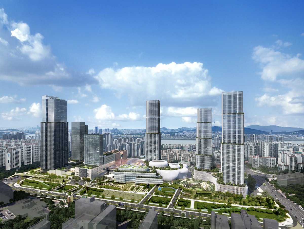 서울 서초구 서울고속버스터미널 복합개발 조감도. 서울시 제공