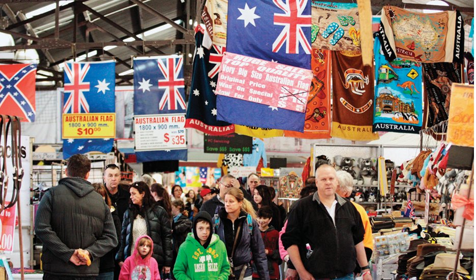 멜버른을 대표하는 시장인 퀸 빅토리아 마켓. GETTYIMAGES