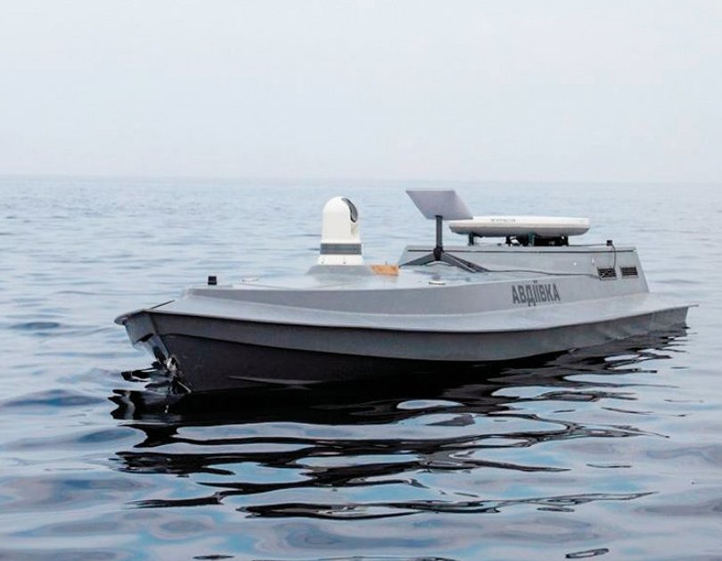 최근 우크라이나가 러시아를 오가는 유조선을 공격하는 데 투입한 ‘시베이비’ 드론. 우크라이나 보안국 제공