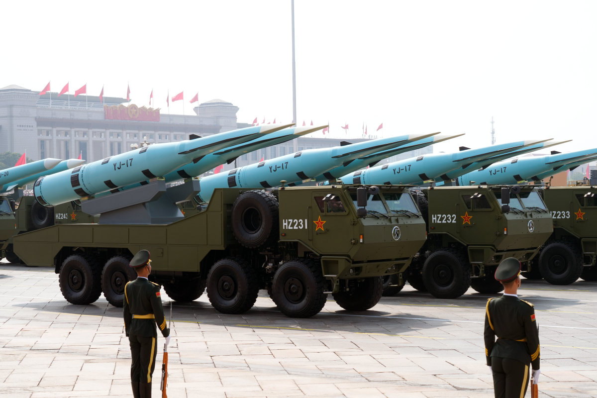 중국 극초음속 대함미사일 YJ-17. GETTYIMAGES