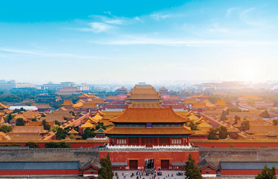 명·청 시대 황제가 살았던 중국 베이징 자금성. 이 궁궐 이름은 하늘 권력의 중심축인 자미원에서 유래했다. GETTYIMAGES
