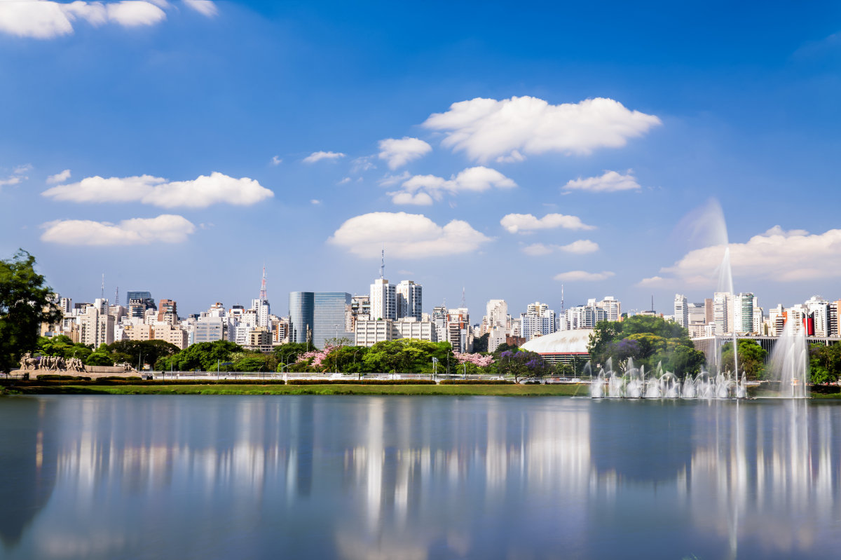 상파울루에 자리한 이비라푸에라 공원. GETTYIMAGES