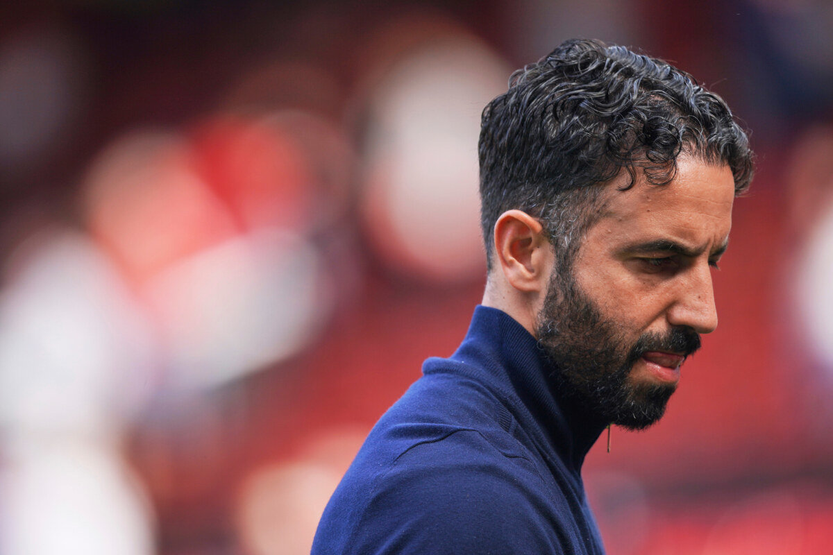 잉글랜드프리미어리그 맨체스터 유나이티드(맨유) 감독에서 중도 경질된 후벵 아모링.  뉴시스