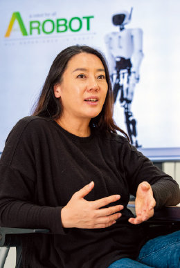 엄윤설 에이로봇 대표. 홍태식