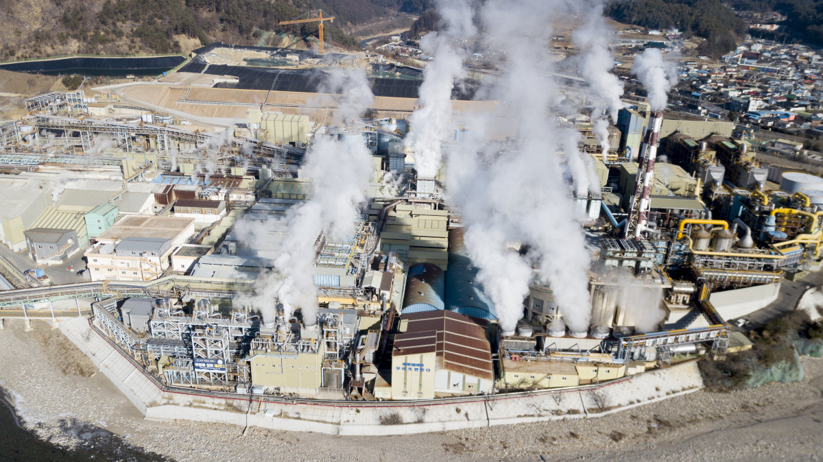 경북 봉화군 석포면에 위치한 영풍 석포제련소. 동아DB 