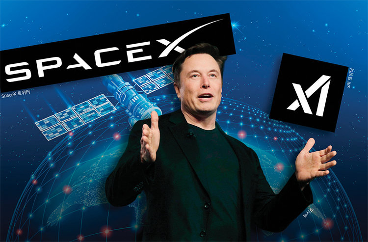 스페이스X와 xAI 합병으로 우주 데이터센터 시대를 연 일론 머스크 테슬라 최고 경영자. GETTYIMAGES
