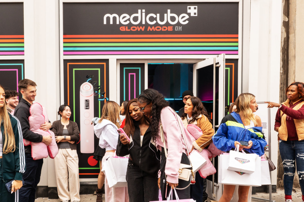 메디큐브 미국 뉴욕 팝업스토어. 에이피알 제공