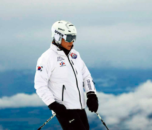 스키 애호가로 알려진 신동빈 롯데 회장. 롯데 제공