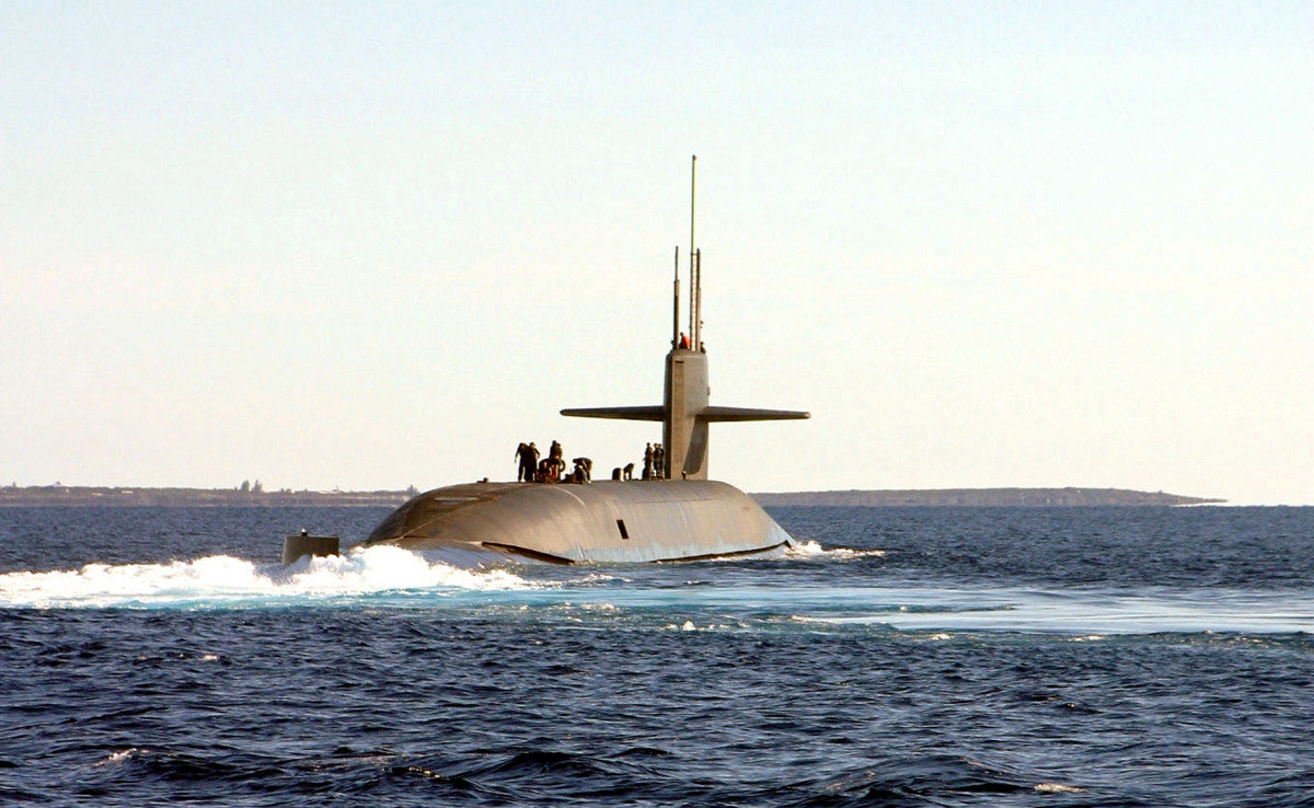 미국 해군 오하이오급 순항미사일 탑재 핵잠수함(SSGN) 플로리다. GETTYIMAGES